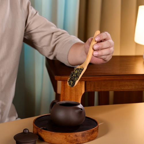Creative tea spoon tea set accessories tea spoon tea scoop tea shovel measuring spoon Gongfu tea tea leaf spoon logo