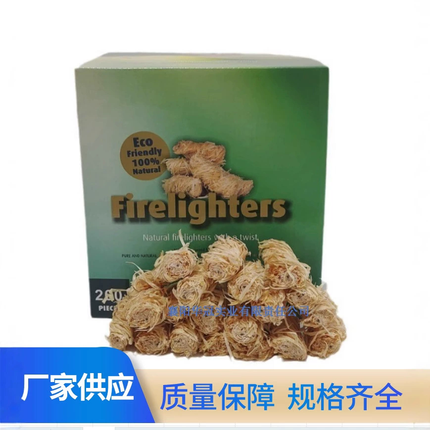 Поставки производителя, винт для легковоспламеняемого дерева, партнер для барбекю, точка из углеродного воска, деревянная палочка, 65 мм, один рулон зажигания