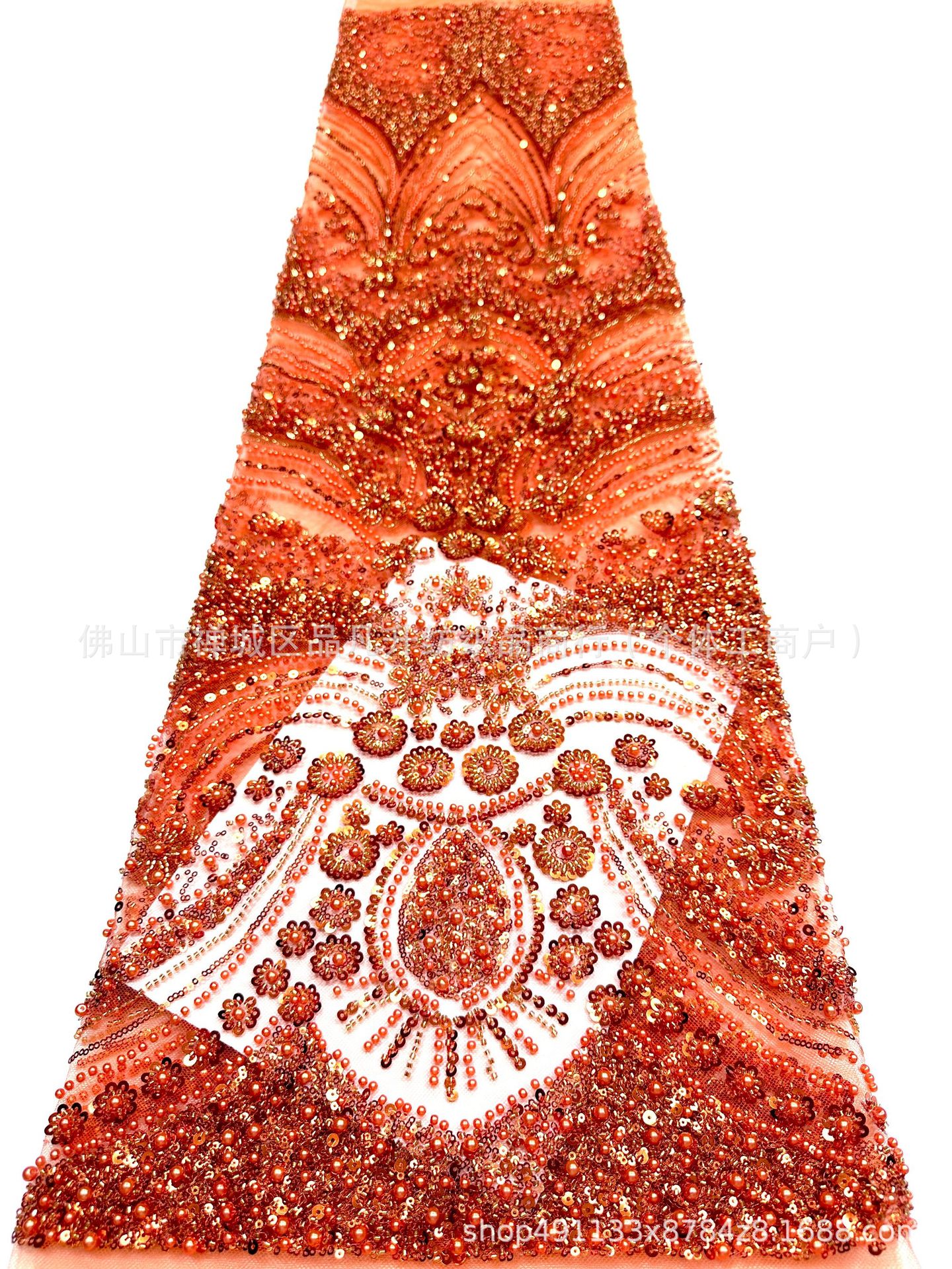 Nuevo vestido de novia de moda vestido de cena de moda tela de perlas brillante comercio exterior transfronterizo al por mayor