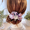 Fashionable cloth from pearl, hair accessory, Korean style, floral print, wholesale