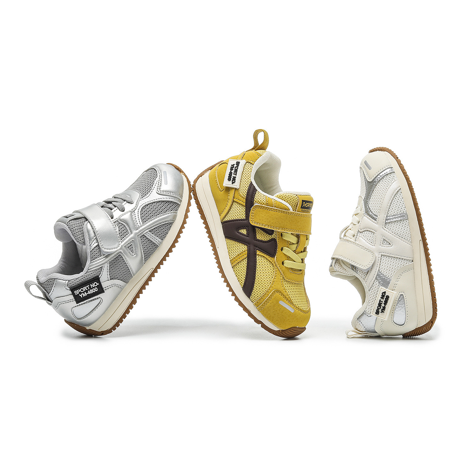 2026 Spring and Autumn New Children's Shoes Forrest Gump Shoes Sports Shoes Girls' Summer Mesh Shoes Boys' Student Running Shoes