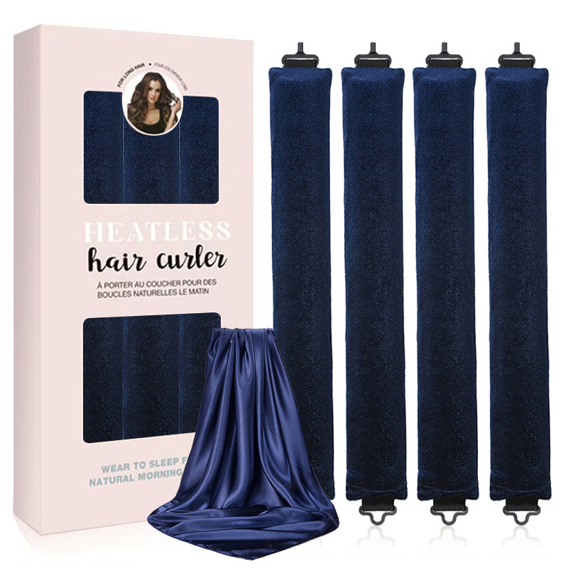 Perezoso rizado estilo de cabello libre de rizos ondas grandes sueltos sin calor rizador de cabello para dormir cortar el cabello rizado de cola
