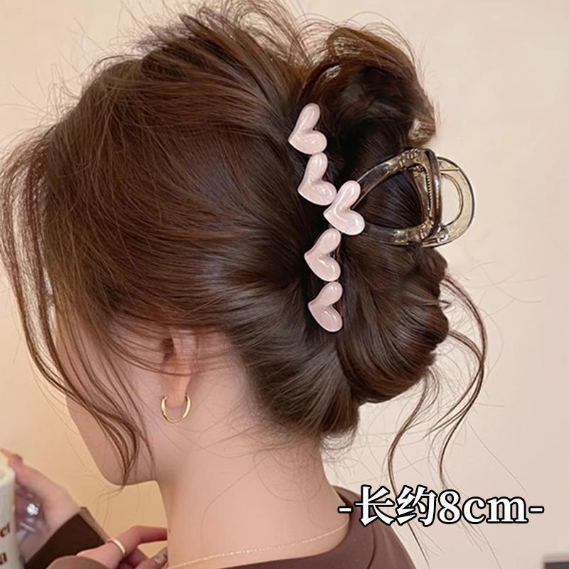 韓国東大門2025年新作ヘアクリップ、女性用ヘアピン、高級感のあるシャーククリップ、ヘアアクセサリー、ヘアピン|undefined