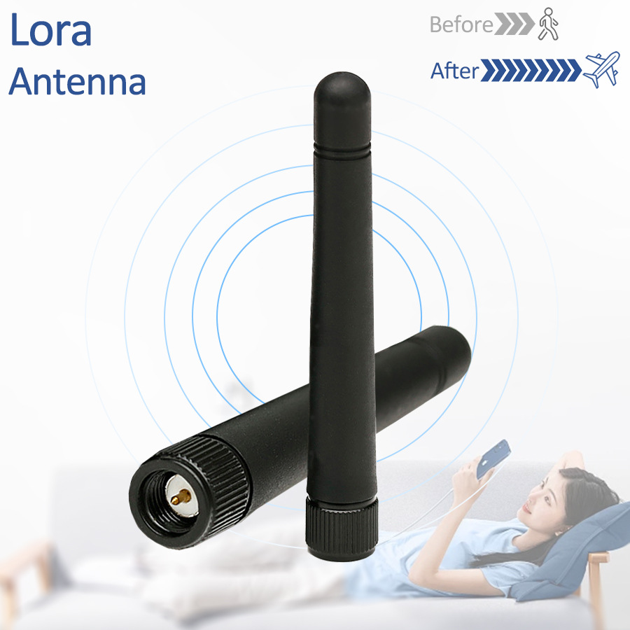 868/915MHz 75*9MM 高增益Lora室外防水胶棒天线