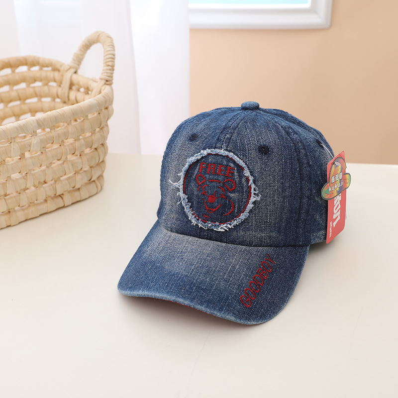 Embroidered Tiger Cowboy Baseball Cap Children's Sun Hat display picture 2