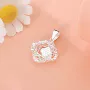 爆款四叶草足银吊坠