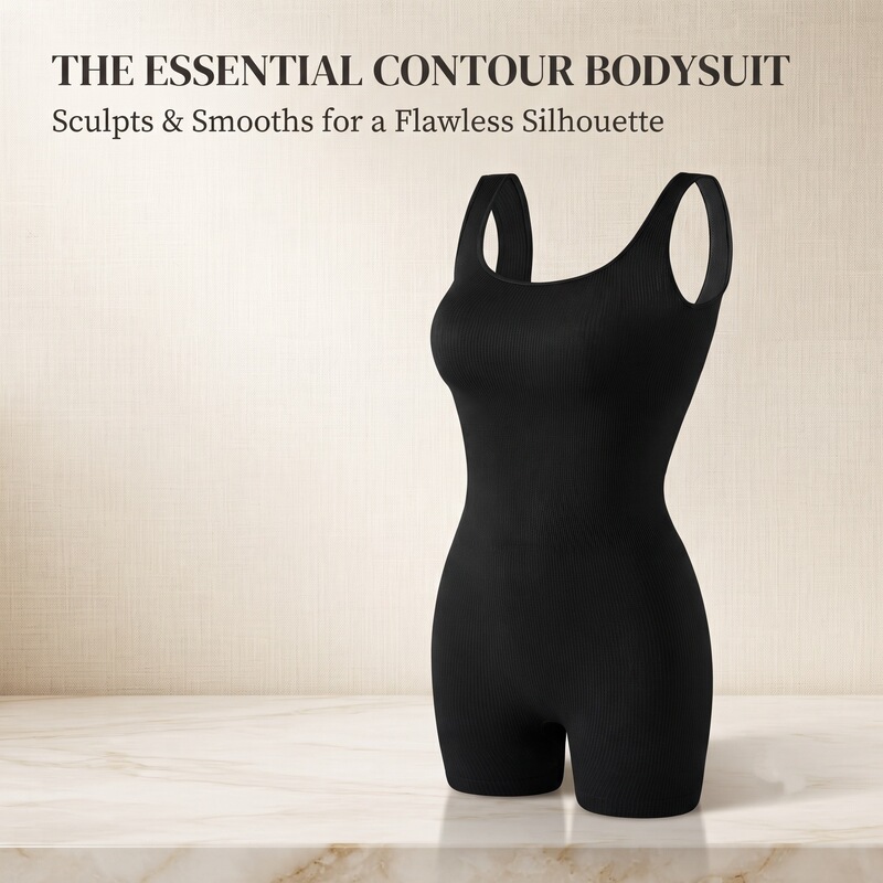Women's postpartum plus-size shapewear bodysuit for tummy and waist control, body shaping corset, butt-lifting and bust-supporting tank top Women's postpartum plus-size shapewear bodysuit for tummy and waist control, body shaping corset, butt-lifting and bust-supporting tank top