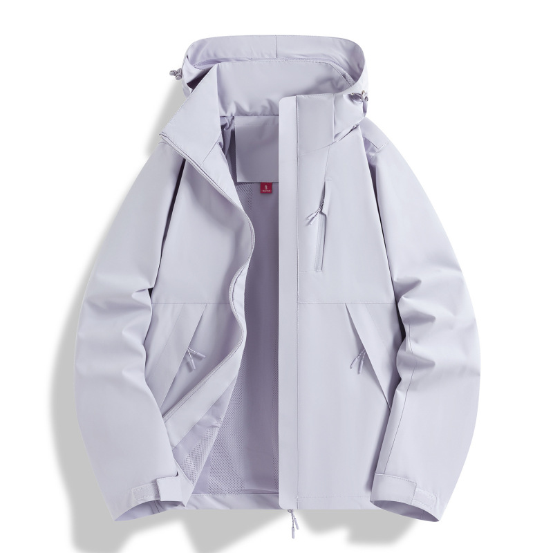 登山进藏连帽夹克防风防泼水三合一冲锋衣团建工作服定制批发LOGO|undefined