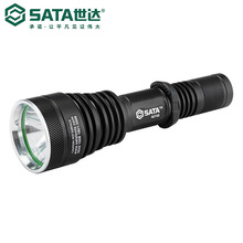 Sata/世达工具灯90748远射强光充电式手电筒照明LED铝合金外壳,