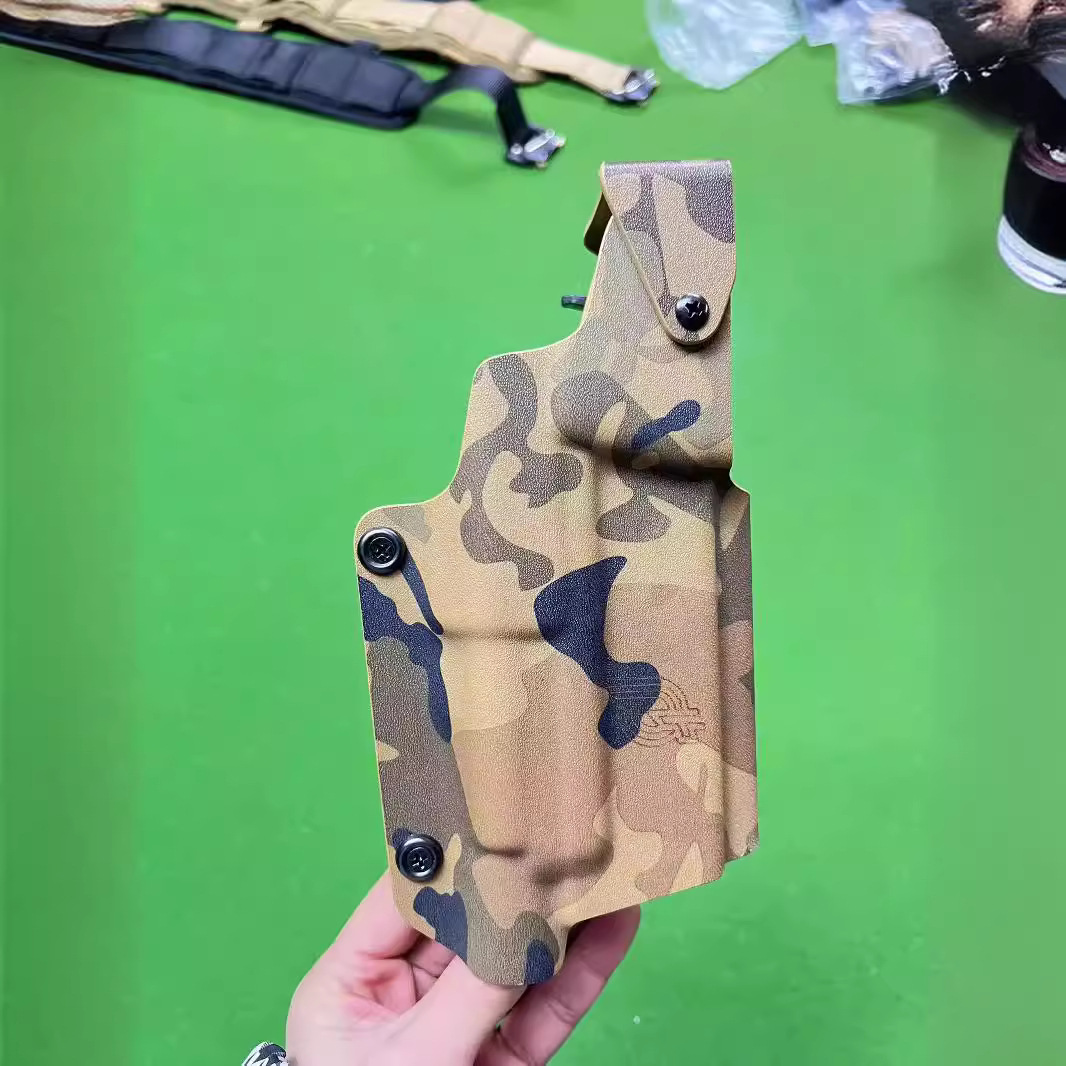 92A / 92B / 92G193183 pulgar camuflado pulgar rápido de retroceso rápido tirando de la funda táctica de desmontaje rápido cinturón chaleco correa