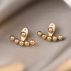 Small design advanced summer earrings stainless steel, 2021 years, trend of season, light luxury style