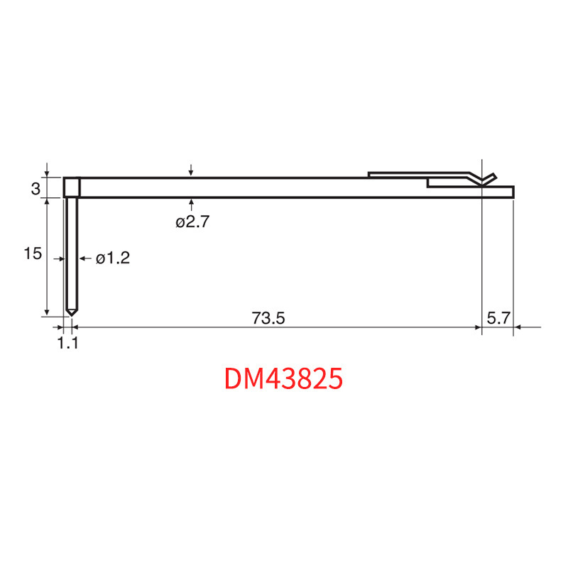 日本ACCRETECH东京精密,粗糙度仪测定子,DM43809