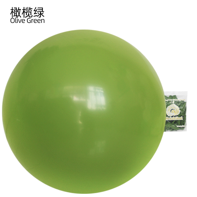 Hermosos globos de látex mate redondos y gruesos de 36 pulgadas de color vintage, ideales para la venta en mercados nocturnos, para decoración y arreglos.