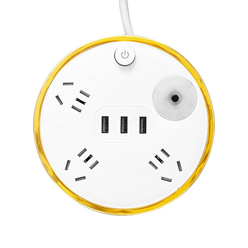 Storage line socket panel multi-port dormitory multi-functional power strip multi-socket USB power adapter office multi-purpose power cord