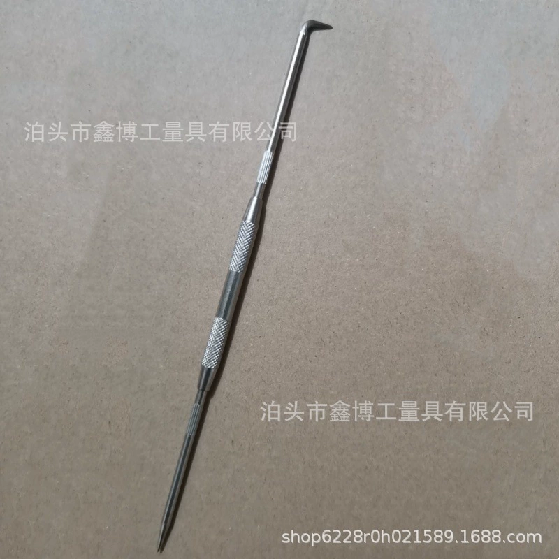 Штифты 250mm колена чертка двойной головки металлическая маркировка иглы хромированы 90 градусов