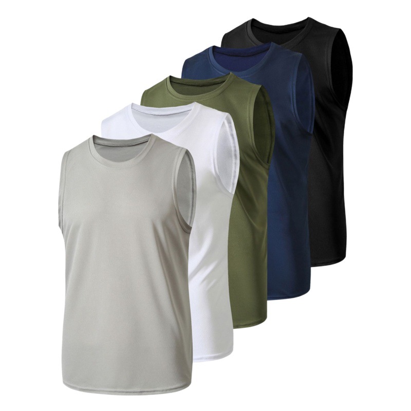 アメリカンフィットネス袖なし通気性ベスト男性速乾運動夏修身ファッションブランドバスケットボール筋肉tシャツトレーニング服