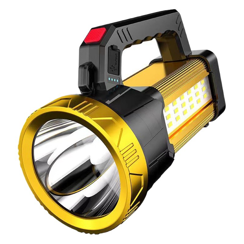 Foco Linterna portátil Luz fuerte Súper brillante Long Shot recargable para exteriores Luz portátil de minería de alta potencia