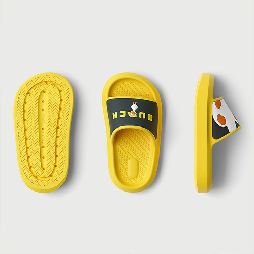Happy Mary children's slippers summer home parent-child slippers couple slip-on slippers non-slip bathroom slippers