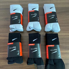 Suan Nai 専用スポーツソックス ハイチューブ タオルボトム ソリッドカラースポーツソックス 黒と白 グレー ミッドレングス バスケットボールソックス 男女兼用