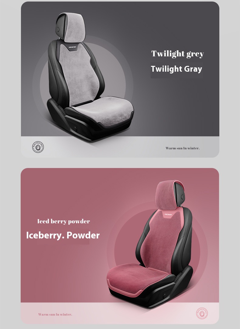 Plush Cushion Half-Pack Seat Cover Velvet Car Seat Cushion Winter Seat Cover Cross-Border E-Commerce Hot Selling Car Seat Cushion