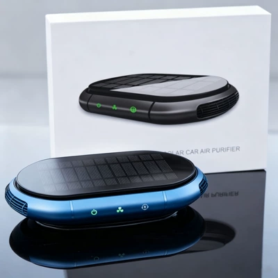 Car Air Purifier with Solar Hava təmizləyiciləri - blue-standard