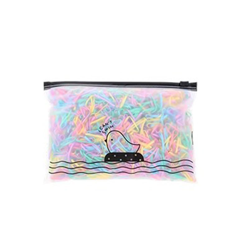 Niños coloridas tiras desechables niñas bebés de cabello de alta elasticidad niñas pequeñas no lastiman cabello anillo de cabello