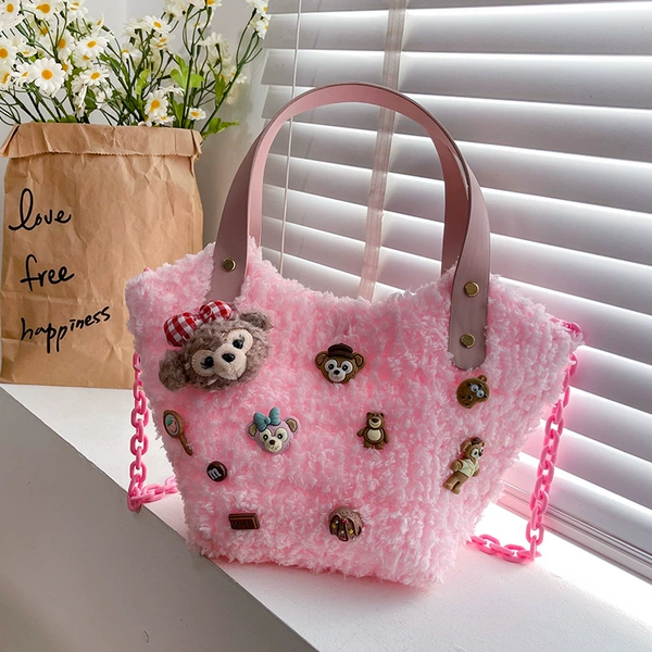 Pink Duffy Bear Material