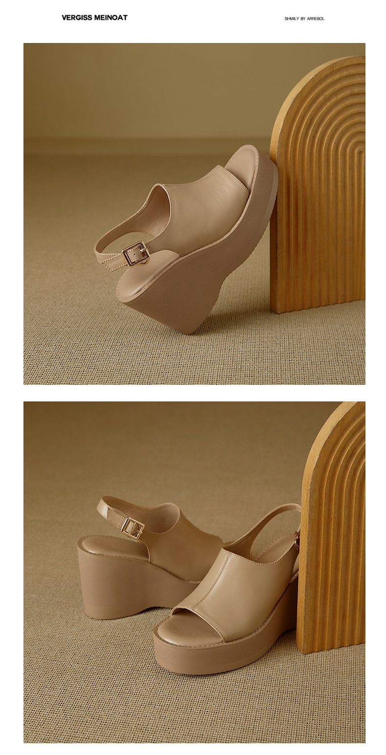 Sandal cao gót nữ mũi nhọn hở ngón, đế xuồng dày, quai một chữ, gót 9 cm — đen chi tiết 12