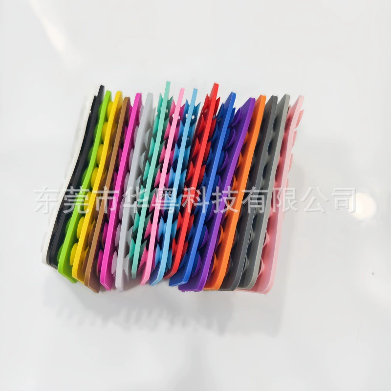 Double-sided non-slip square multifunctional silicone mobile phone