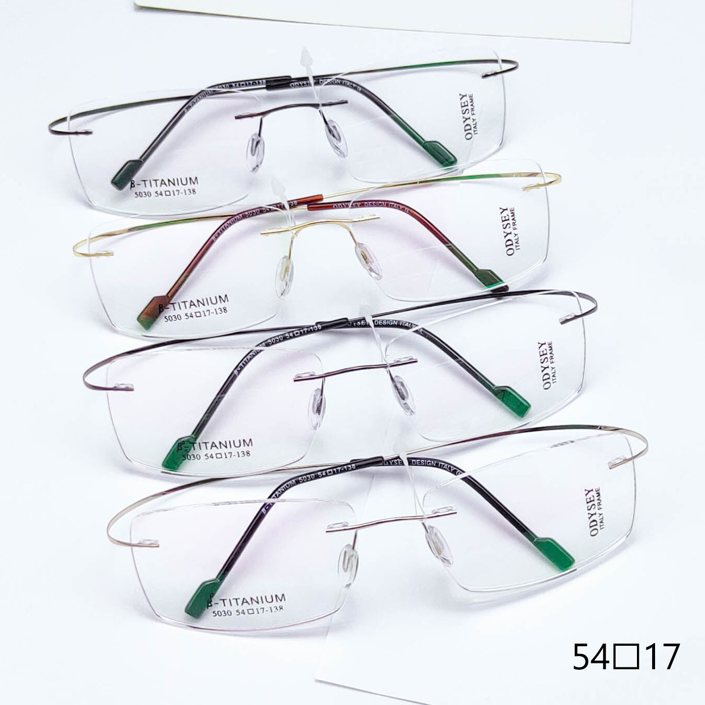 6克新款大框仿β钛无框超弹眼镜框批发仿纯钛近视眼镜记忆平光530
