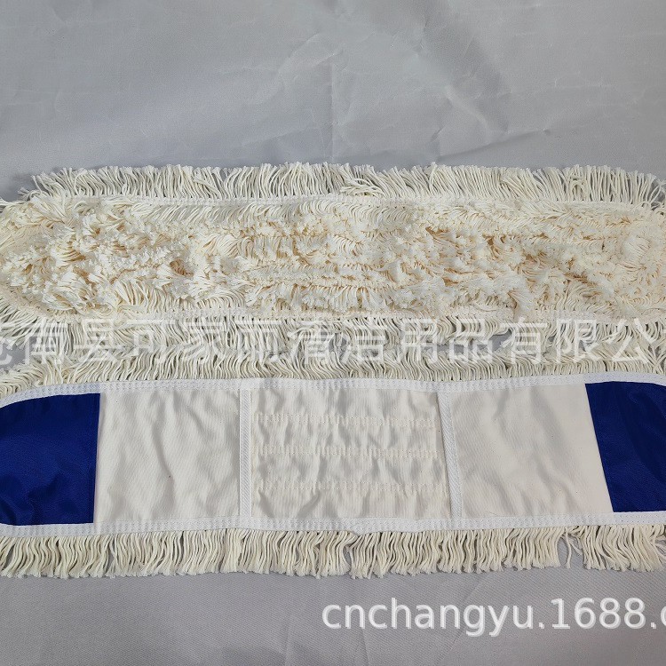 供应尘推拖把头,棉纱拖把头保洁酒店大堂拖布平板精细棉纱棉布头