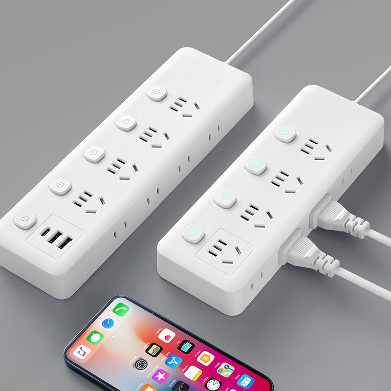 Smart Socket USB multi-function PLUG Independent switch with edge plug long wire wiring board new national standard plug wholesale Smart Socket USB multi-function PLUG Independent switch with edge plug long wire wiring board new national standard plug wholesale