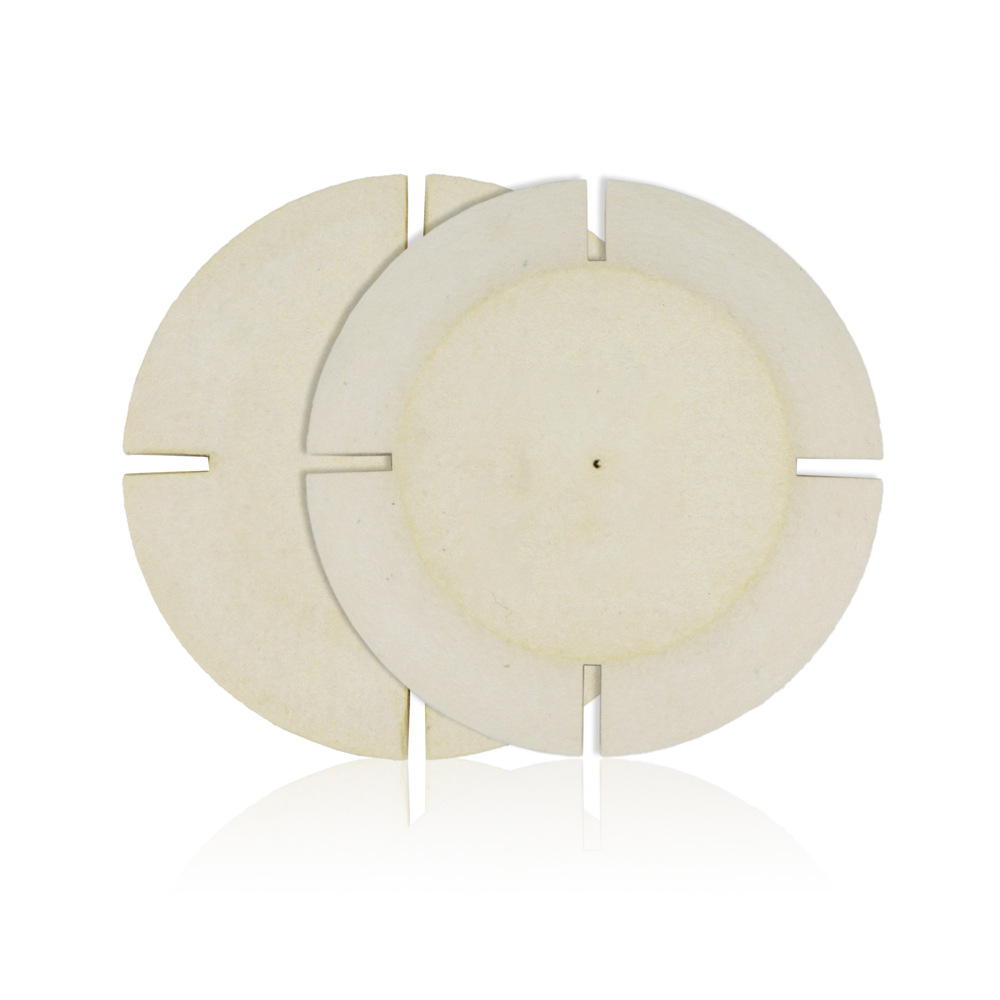 羊毛轮抛光轮不锈钢镜面抛光毛毡轮角磨机抛光材料精细磨光片批发