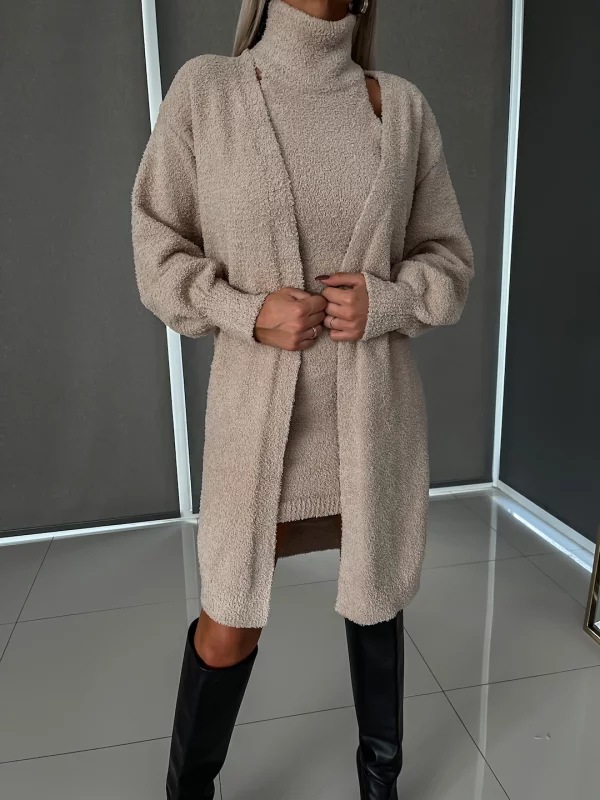 Damenbekleidung plus Samt und dickes Fell, 2-teilige Hauskleidung für Damen_voghion.com