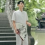 推拿中医中式工作服禅修服