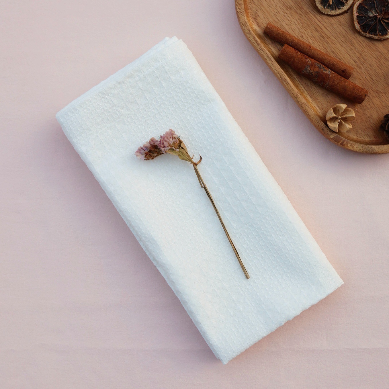 Servillas 100% algodón waffle placas de flores de Navidad hotel de limpieza de tazas de decoración servillas lujosas