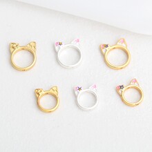18K僆���ɫ���؈����Ȧ�⏽13mm��������Ȧdiy�Ʒ�����ִ���