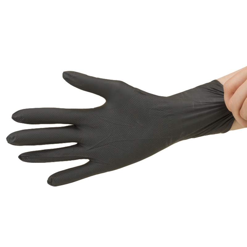 Guantes desechables de PVC, gruesos, protección laboral, goma para el hogar, sin polvo, compatibles con pantallas táctiles, cocina, barbería, protección para las manos