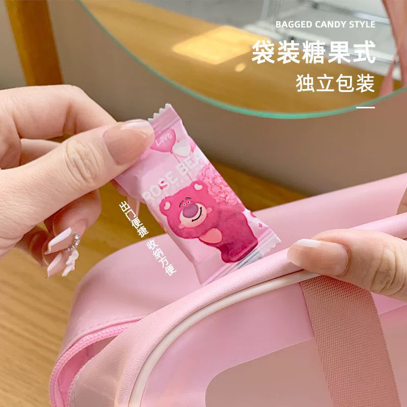 Disposable towel for face washing for traveling, increased thickness, official product