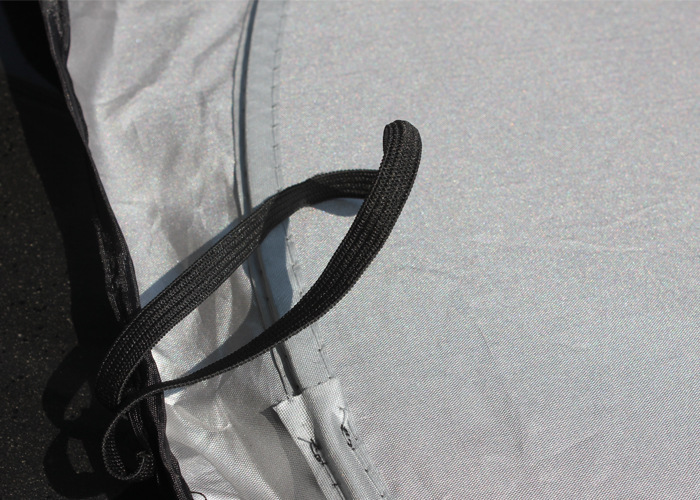 Car Sunshade Front Windshield Sunshade Coated with Silver Titanium Silver Sunshade Car Double Circle Front Sunshade