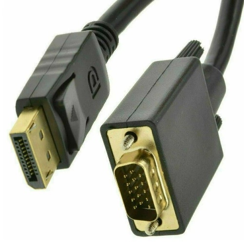 Новый DP к VGA кабель конвертера 1,8 м высокое разрешение видео прямое подключение монитор plug and play