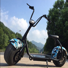新款哈雷電動車電瓶車電動大踏板車60v成人電動跑車摩托車自行車