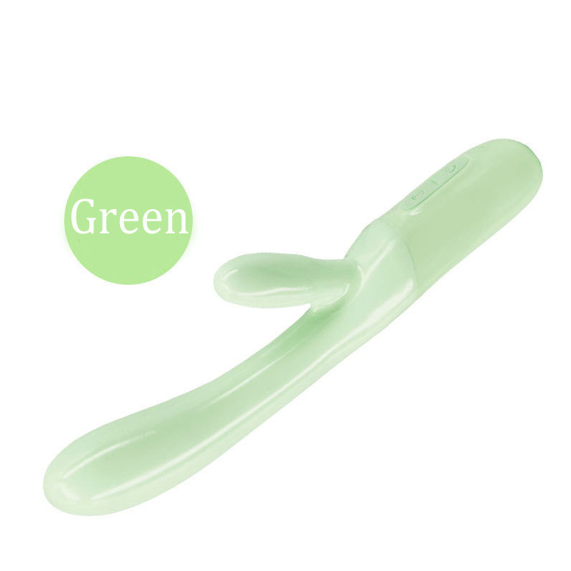 Dual-Motor Vibrating AV Stick, Electric Control, ABS Body, Pink or Green — detail image 14