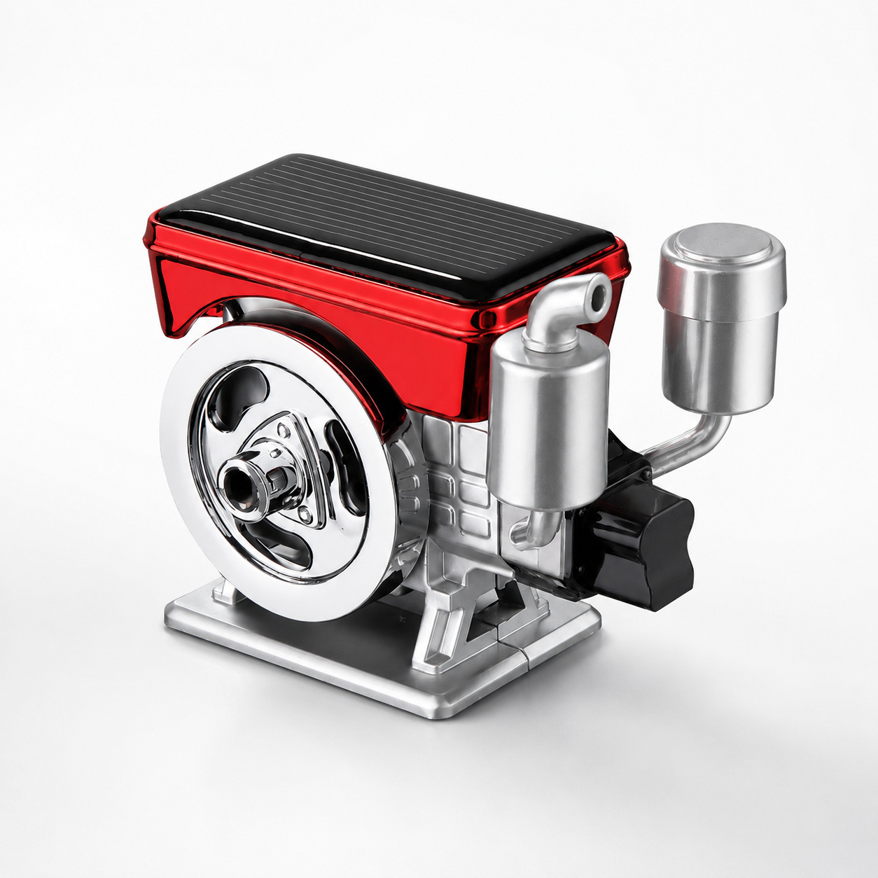 New car fragrance diffuser, long-lasting fragrance and odor-removing ornament for the car, solar-powered automatic rotating car fragrance