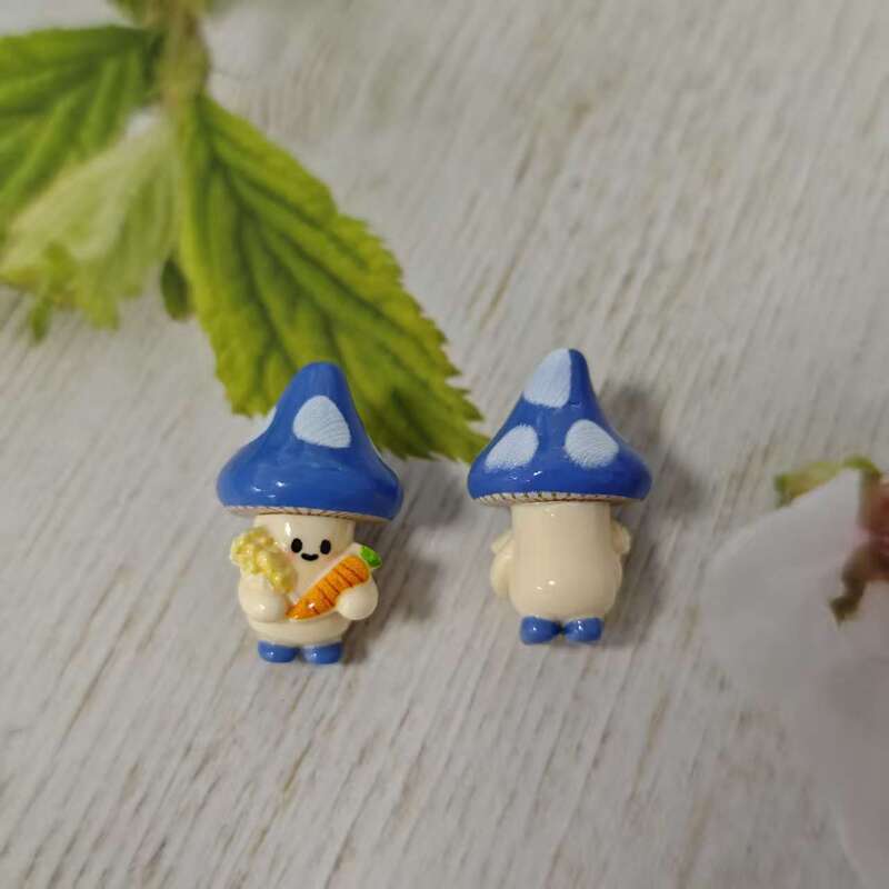 苔藓微景观创意彩色仿真小蘑菇 园艺造景材料diy装饰品配件小摆件|undefined