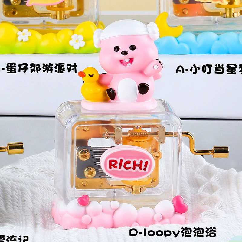 Sanrio, музыкальная коробка мультфильм, минифигура, украшения на стол, подарок на день рождения