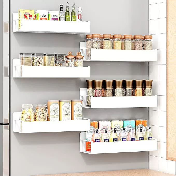 Spice Rack Magnetic Storage Rack No-drill Kitchen from Yomiego