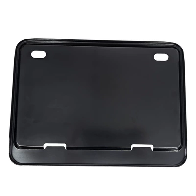 Universal new national standard motorcycle license plate frame from the manufacturer, metal aluminum alloy license plate frame, personalized modified license plate frame (Nömrə qabı) - black-233168mm-single-unit-loose-goods-98-grams