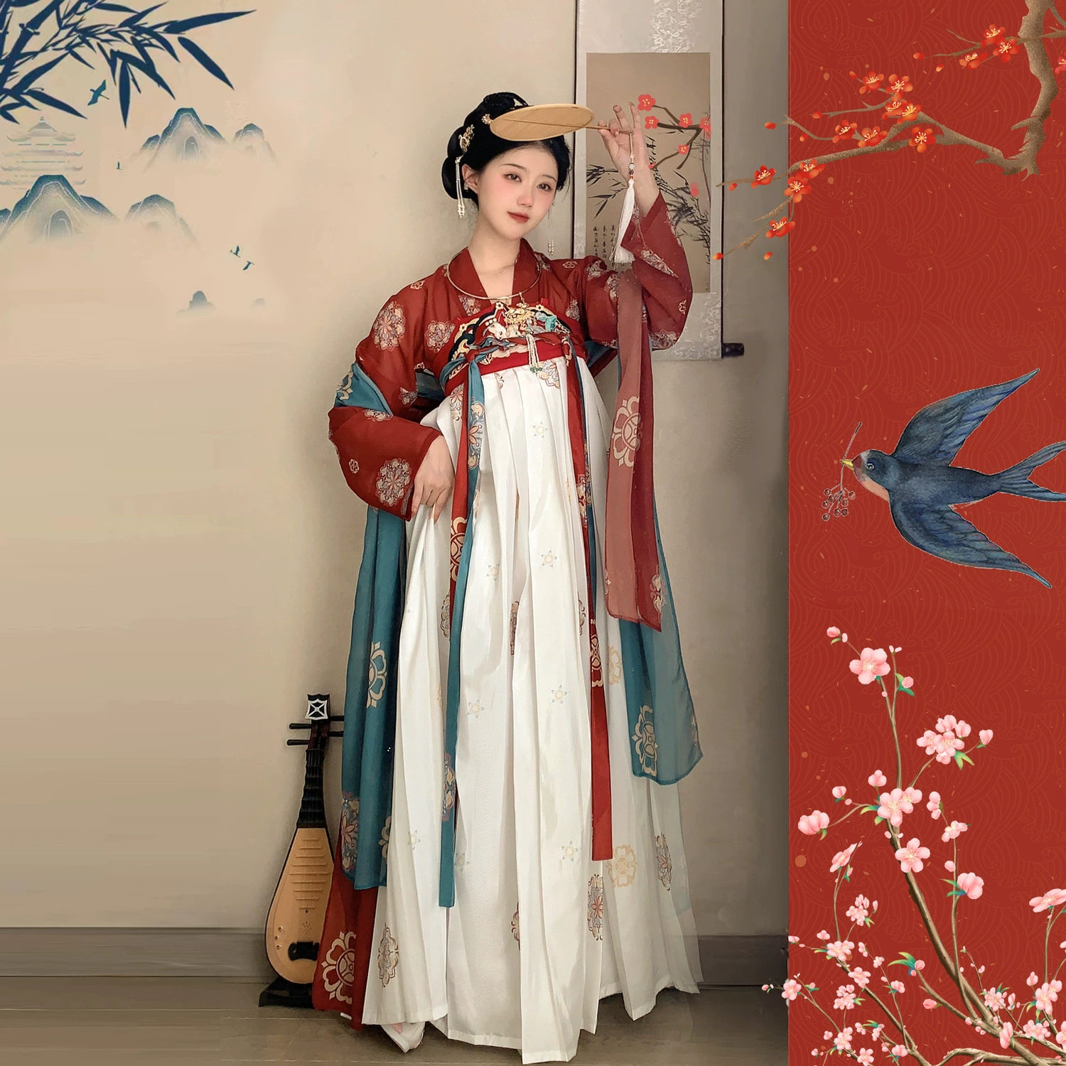 Revlon, genuine spring Hanfu, full set