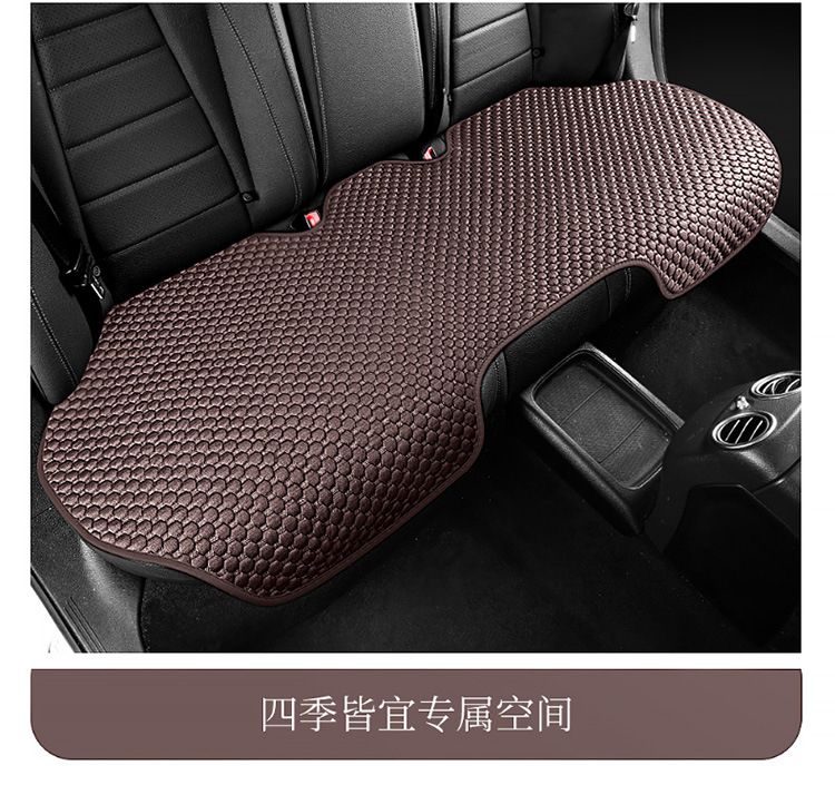 Car Seat Cushion Single Piece Cooling Pad Single Unit All-Season Universal Ventilated Truck Seat Cover Ice Silk Mat Ice-Feel Breathable